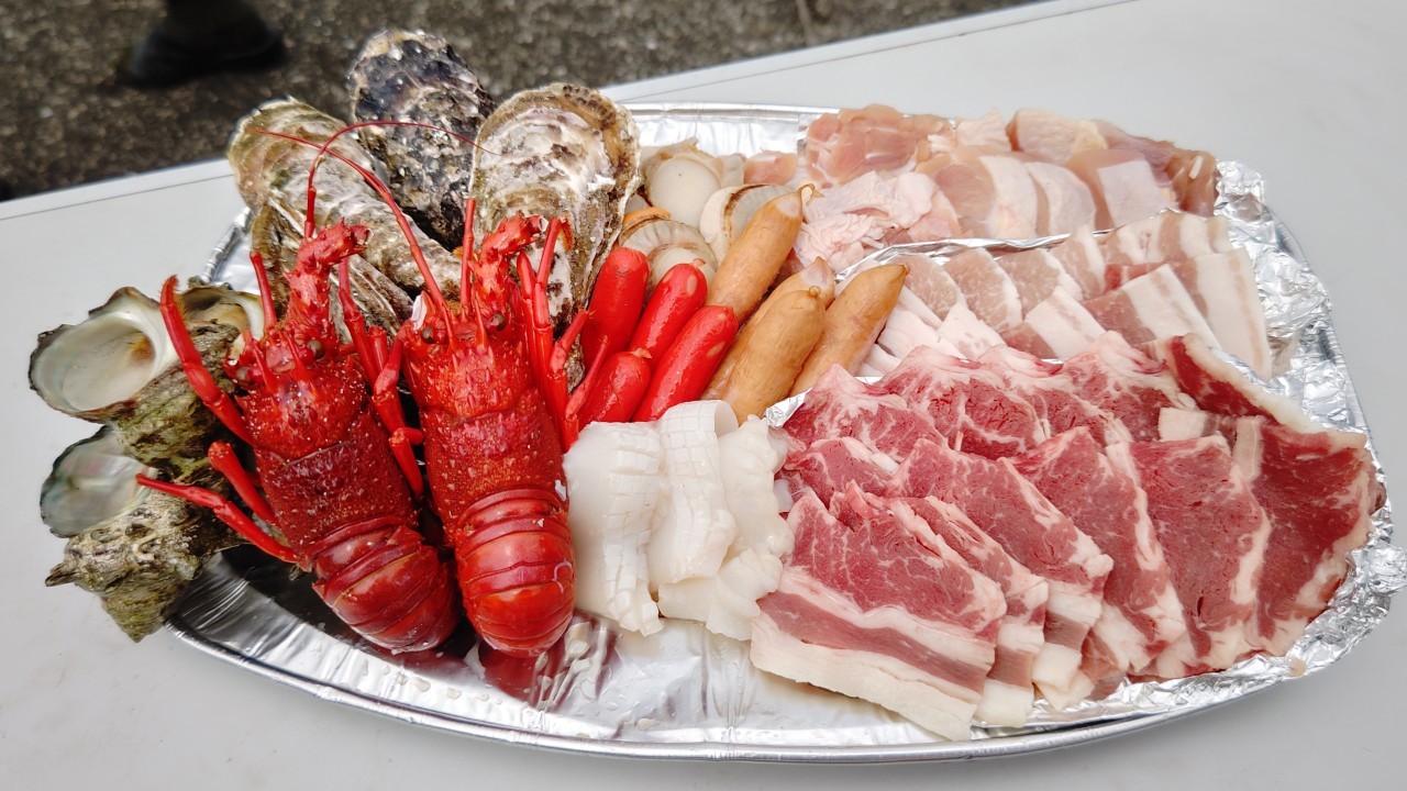 バーベキュー 八丈島1