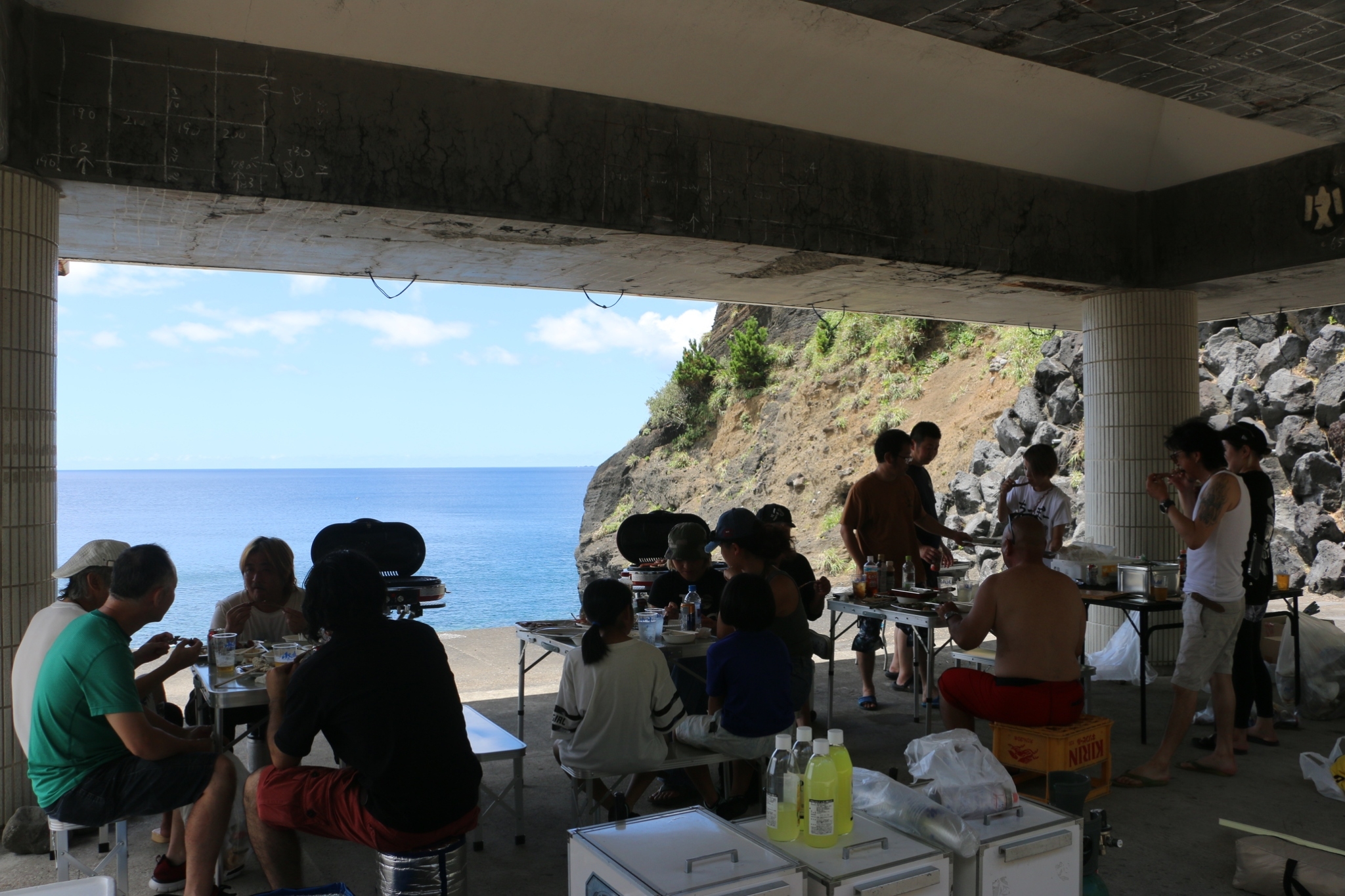 バーベキュー 八丈島1